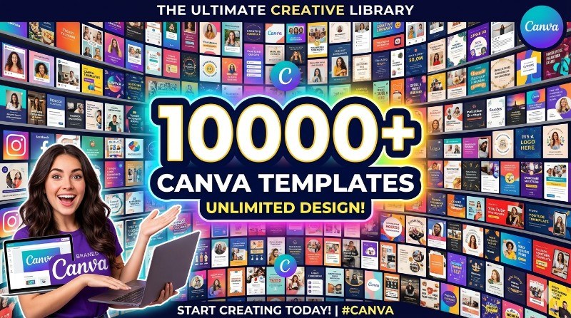 10000+ ready made editable premium canva templates