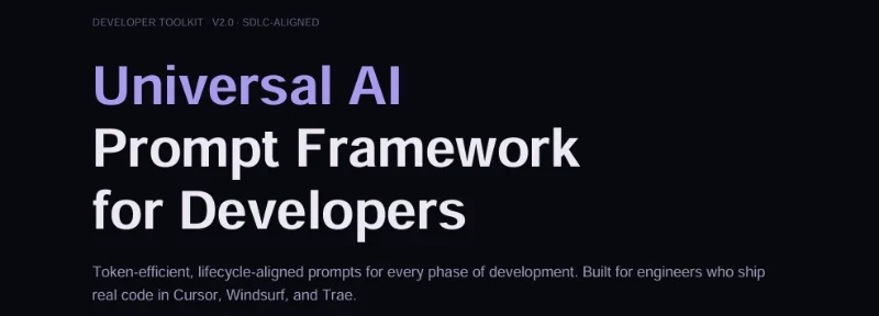 Universal AI Prompt Framework for Developers